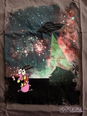 Courage the Cowardly Dog Short Sleeve Shirt